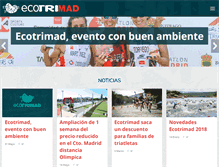 Tablet Screenshot of ecotrimad.com